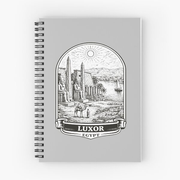 Item preview, Luxor, Egypt Line Art Illustration designed and sold by Myra365Art.