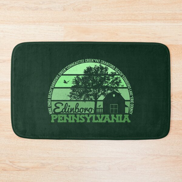 Item preview, Edinboro Pennsylvania Sunset Retro Vintage Local Pride Logo designed and sold by CRHPOD20.