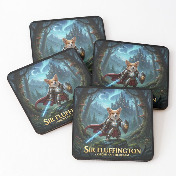 Item preview, Funny Corgi Knight D&D Fantasy Art designed and sold by MonaRose_Art.
