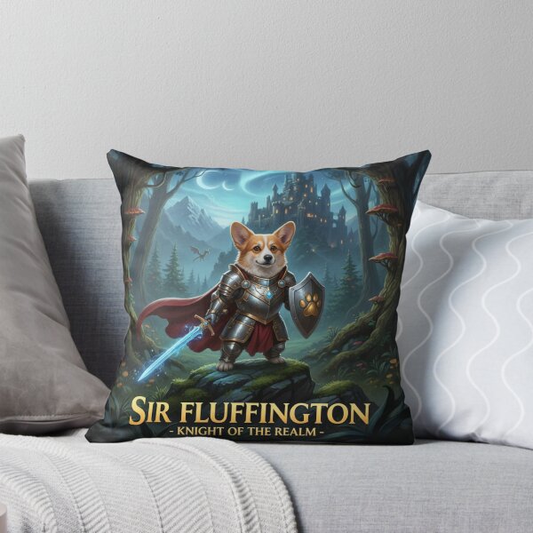 Item preview, Funny Corgi Knight D&D Fantasy Art designed and sold by MonaRose_Art.