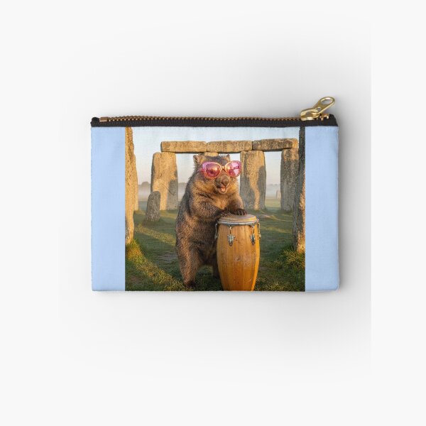 Item preview, Wombat Plays Conga Drum at Stonehenge designed and sold by Tridentulus.