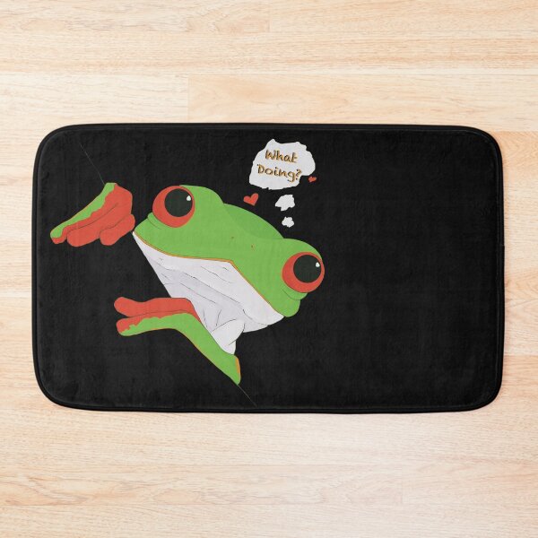 Item preview, Green frog wonders about what you are doing  designed and sold by pauli.