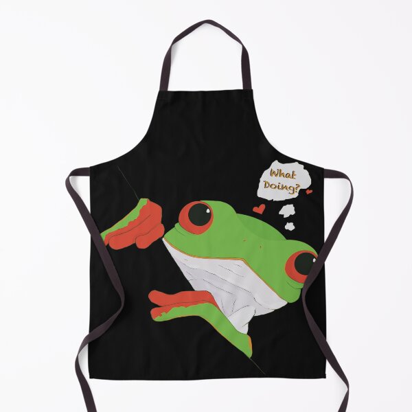 Item preview, Green frog wonders about what you are doing designed and sold by pauli.