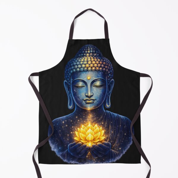 Item preview, Cosmic Blue Buddha Art – Golden Lotus Spiritual Meditation Design designed and sold by Trove Designs.
