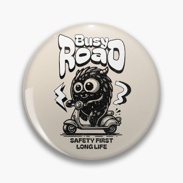 Item preview, Busy Road - Safety First - Long Life Scooter Riders designed and sold by scooterbaby.