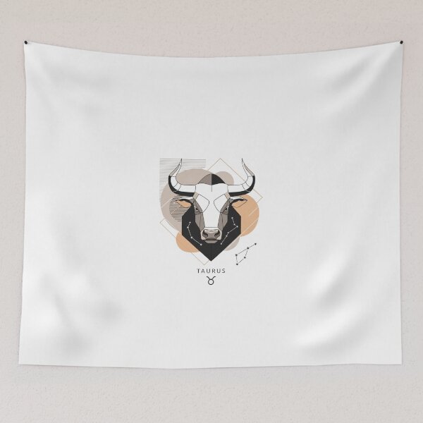 Item preview, Taurus Zodiac Constellation Background Merch Design designed and sold by Raj-Designs.