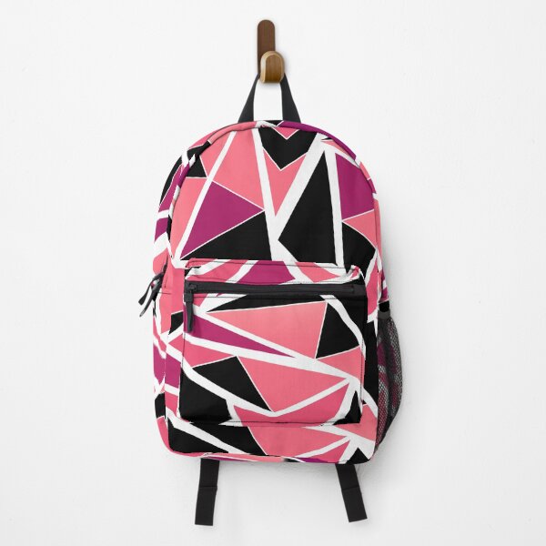 Item preview, Abstract geometric pattern in black pink designed and sold by fuzzyfox.