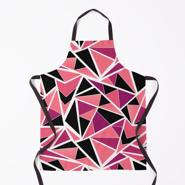 Item preview, Abstract geometric pattern in black pink designed and sold by fuzzyfox.