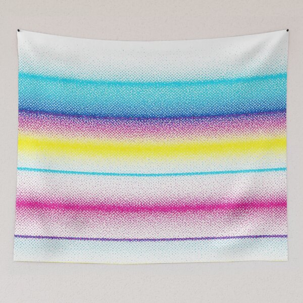 Item preview, Halftone Sunset Stripes designed and sold by Kaleidoscope Print.