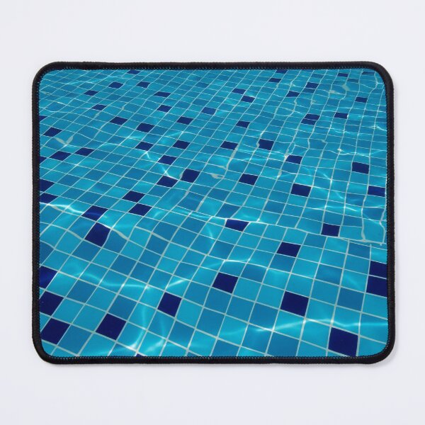 Item preview, Blue Pool Tile Ripples designed and sold by Kaleidoscope Print.