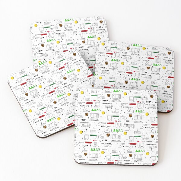 Item preview, Retro video game seamless pattern designed and sold by MLD112.
