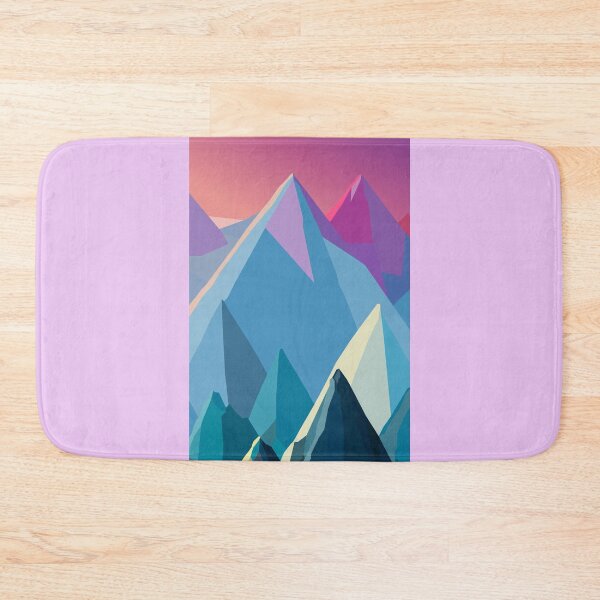 Item preview, Abstract mountain natural sunrise landscape designed and sold by andbeldesign.