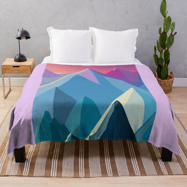 Item preview, Abstract mountain natural sunrise landscape designed and sold by andbeldesign.
