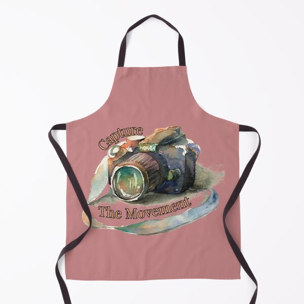 Item preview, Capture The Movement – Watercolor Camera Photography Quote Art designed and sold by MUKUND FASHION DESIGN.