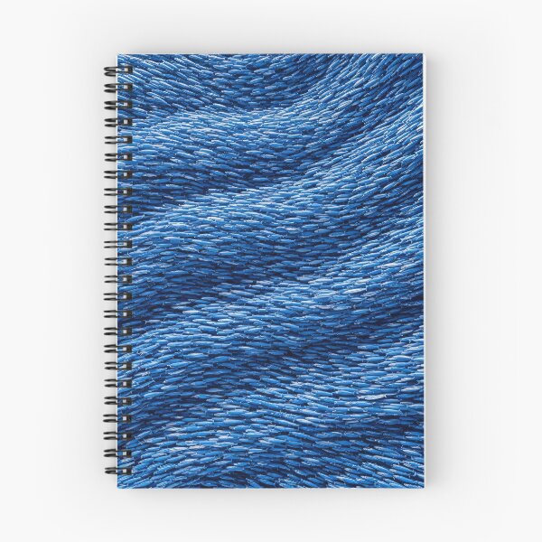 Item preview, Blue Shoal Wave Pattern designed and sold by Kaleidoscope Print.