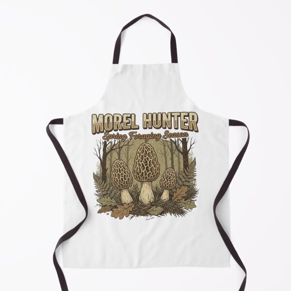 Item preview, Morel Mushroom Hunter T-Shirt | Morel Hunting Tee | Spring Foraging Shirt | Mushroom Season Gift designed and sold by GeniePixel.