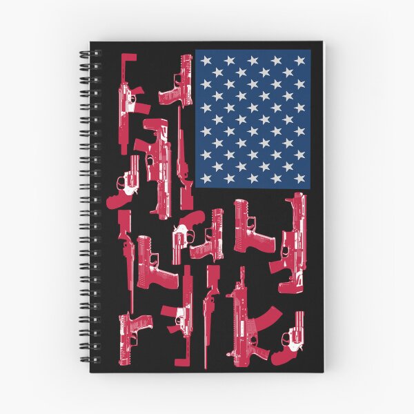 Item preview, American flag with guns designed and sold by PerkyParakeet.