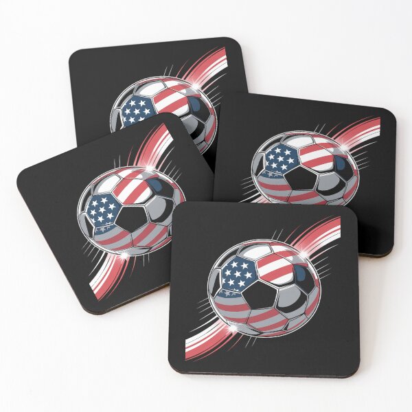 Item preview, American Flag on Soccer Ball designed and sold by AmandasHastie.