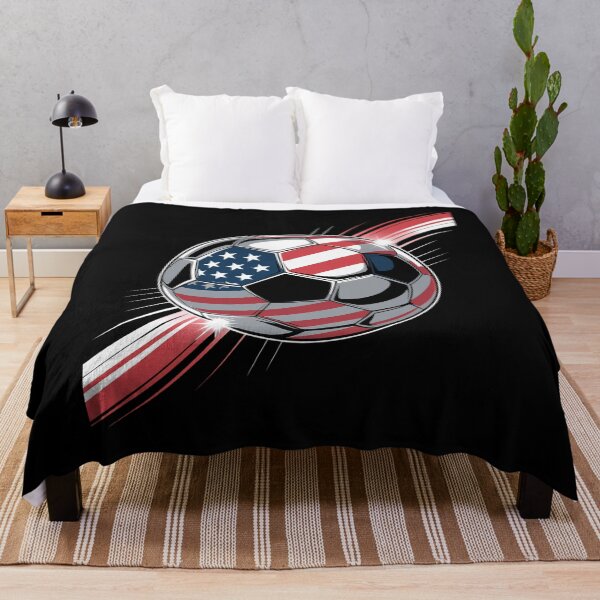Item preview, American Flag on Soccer Ball designed and sold by AmandasHastie.