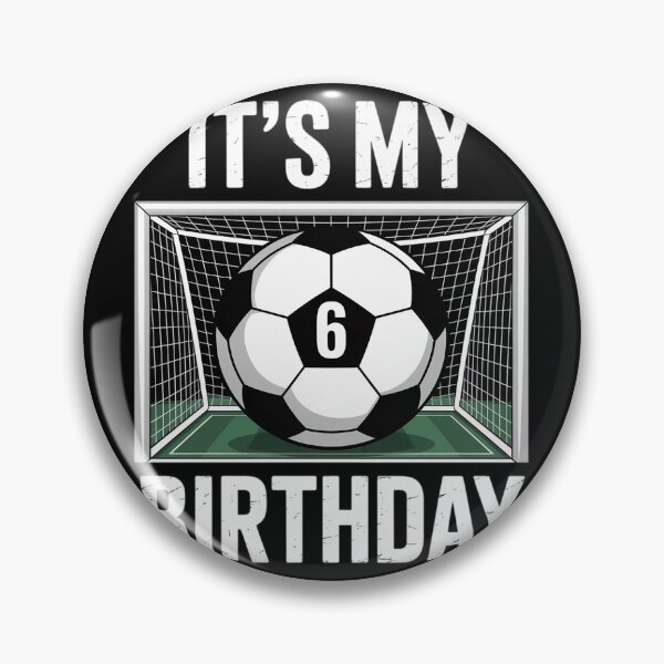 Item preview, 6 Years Old Soccer 6th Birthday Player Kids B-day Party designed and sold by AmandasHastie.