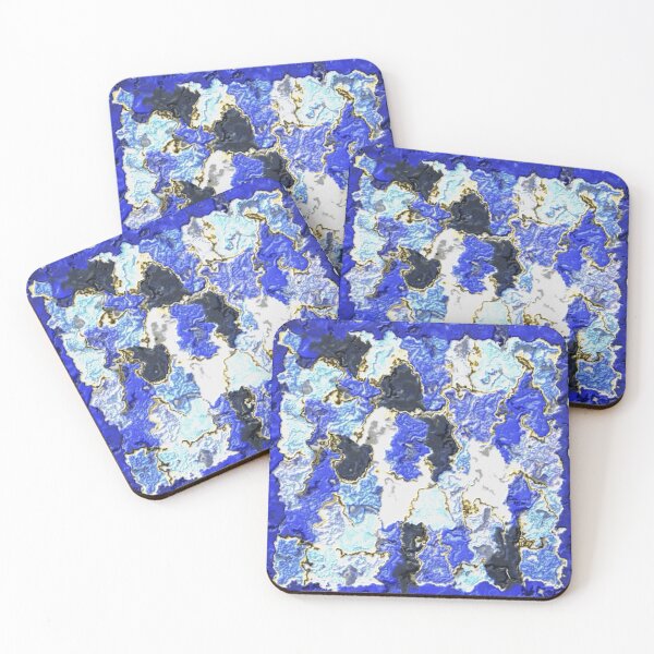 Item preview, blue monday burst colorful abstract design designed and sold by SmashingDeals.