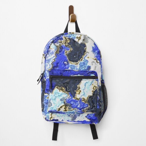 Item preview, blue monday burst colorful abstract design designed and sold by SmashingDeals.