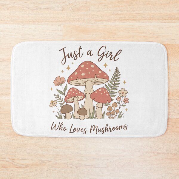 Item preview,  Just a Girl Who Loves Mushrooms Mug | Cute Mushroom Coffee Cup | Fungi Lover Gift | Foraging Mug designed and sold by GeniePixel.