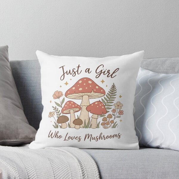 Item preview,  Just a Girl Who Loves Mushrooms Mug | Cute Mushroom Coffee Cup | Fungi Lover Gift | Foraging Mug designed and sold by GeniePixel.