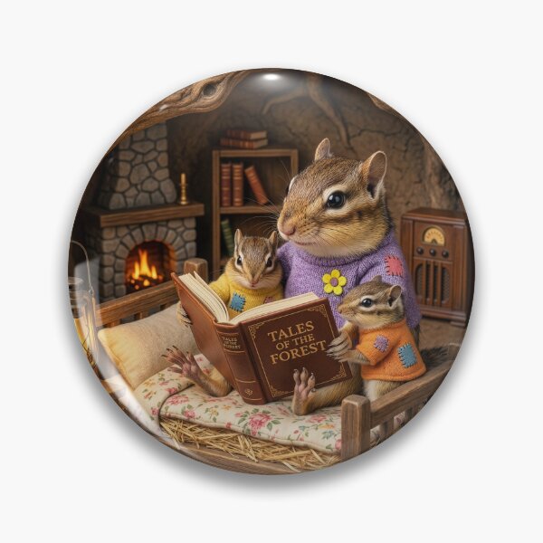Item preview, Chipmunk Mom Reads to Her Kits designed and sold by Tridentulus.