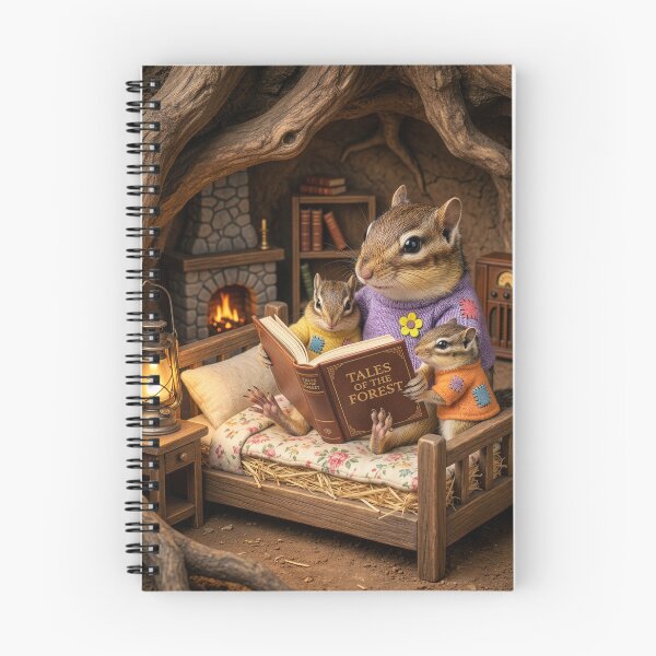 Item preview, Chipmunk Mom Reads to Her Kits designed and sold by Tridentulus.