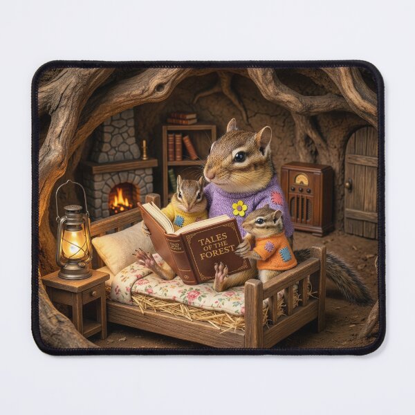 Item preview, Chipmunk Mom Reads to Her Kits designed and sold by Tridentulus.