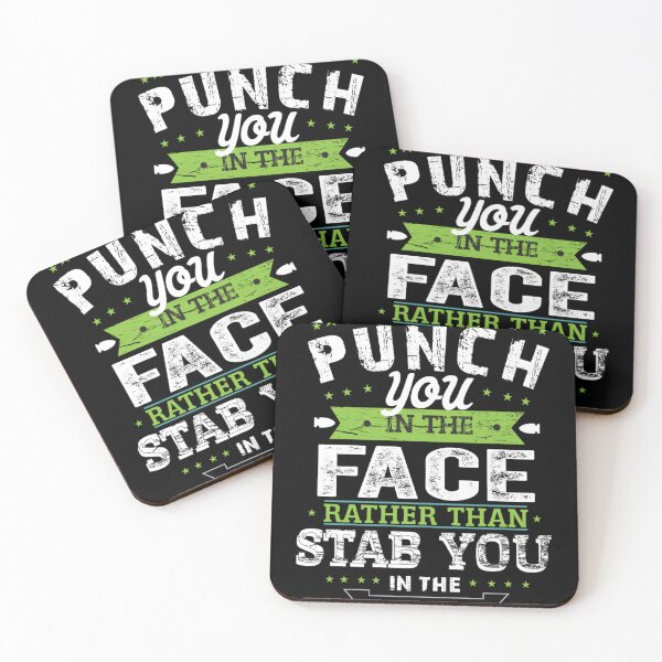 Item preview, This Girl Will Punch You In The Face Rather Than Stab Your Back Tee designed and sold by GenZFashion000.