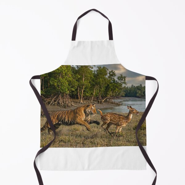 Item preview, Primal Chase – Royal Bengal Tiger Hunting in Sundarbans Wildlife Action Art designed and sold by sugato123.