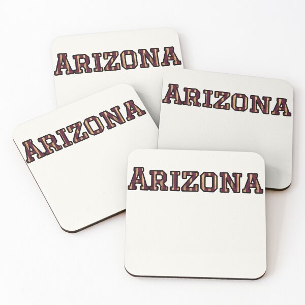Item preview, Arizona Pride Art | Maroon and Gold State Typography designed and sold by Long Family Gifts.