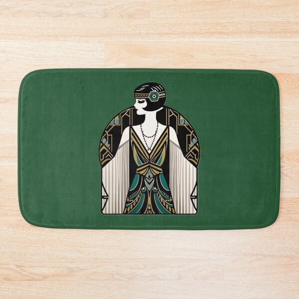 Item preview, Art Deco Flapper Pinup Roaring Twenties Glamour Print designed and sold by PinUpPizzazz.