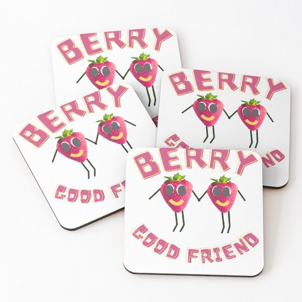 Item preview, Berry Good Friend Cute Strawberry Friendship Design designed and sold by HopeAndHustle.
