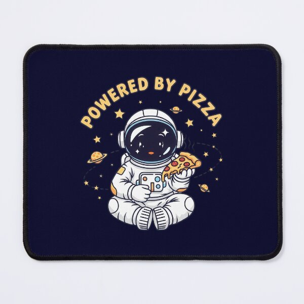 Item preview, Astronaut Holding Pizza – Powered by Pizza designed and sold by nuel-art.