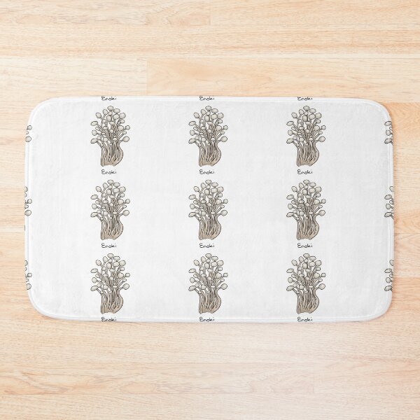 Item preview, Enoki Cuties White Background– Whimsical Mushroom Illustration designed and sold by EdithsAttic.