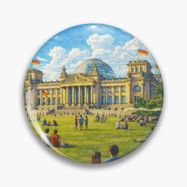 Item preview, Summertime Dreams - Reichstag Building – Summertime in the Capital designed and sold by Earth Celebration Designs.