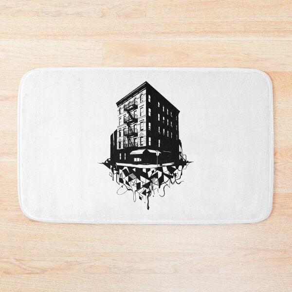 Item preview, Friends Apartment Building Noir Silhouette (Black) designed and sold by Screen Lore.