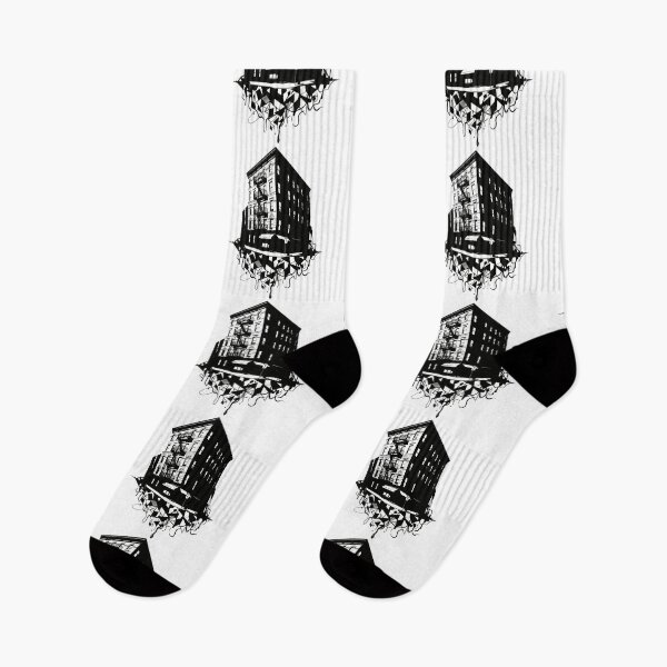 Item preview, Friends Apartment Building Noir Silhouette (Black) designed and sold by Screen Lore.