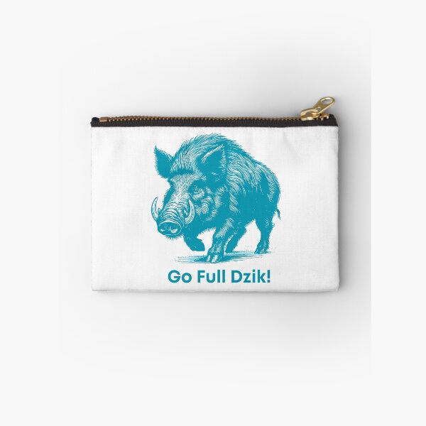 Item preview, Go Full Dzik – Wild Boar Power Design - Teal Edition designed and sold by AmberWit.