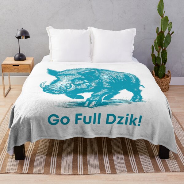 Item preview, Go Full Dzik – Wild Boar Power Design - Teal Edition designed and sold by AmberWit.