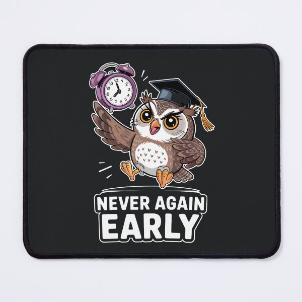 Item preview, Funny Owl – Graduation Humor Sleep Deprived Theme designed and sold by Taans-Creation.