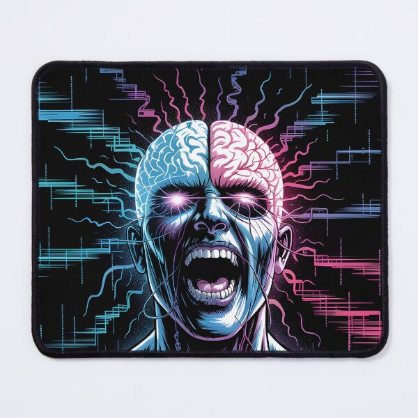 Item preview, Brainreaper Cyber Mind Screamer Superhero Comic designed and sold by Quirky Shirts.