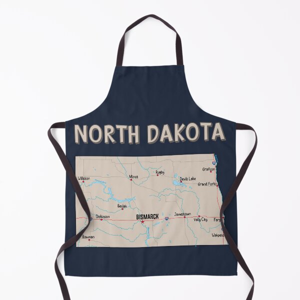 Item preview, North Dakota State Map - Vintage Style Home Pride designed and sold by mashmosh.
