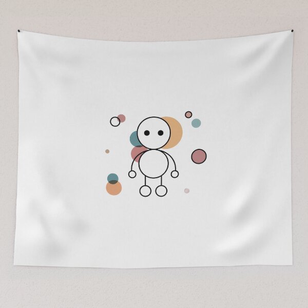 Item preview, Psychedelic Faceless Wizard - Retro Surrealism Art designed and sold by kitastylish.