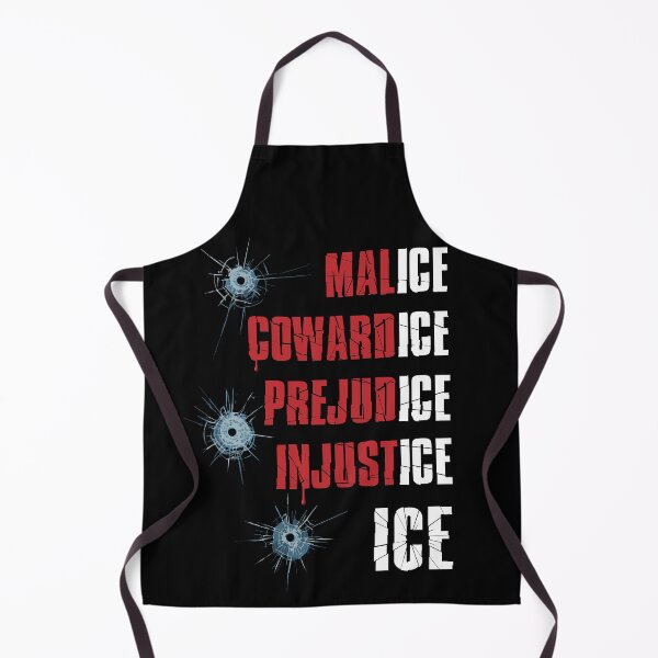 Item preview, Malice, Cowardice, Prejudice, Injustice, ICE designed and sold by travelwitheric.