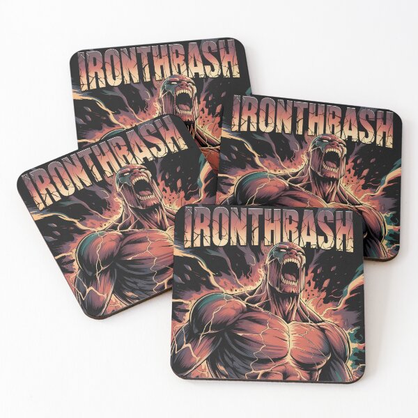 Item preview, Ironthrash Rage Unleashed Titan Superhero Comic designed and sold by Quirky Shirts.