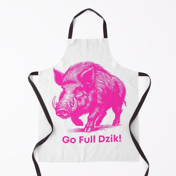 Item preview, Go Full Dzik – Wild Boar Power Design - Hot Pink Edition designed and sold by AmberWit.